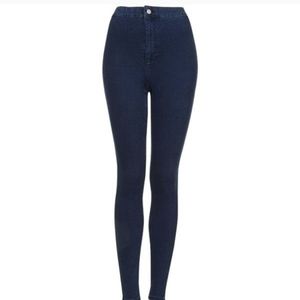Topshop Joni dark blue jeans. W 25 L 32